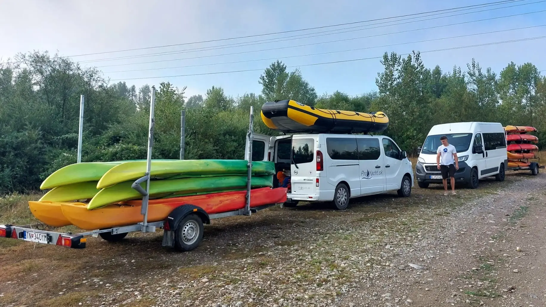 Kajakovo - doprava s dodávkami